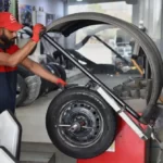 alignment and balancing service of wheels